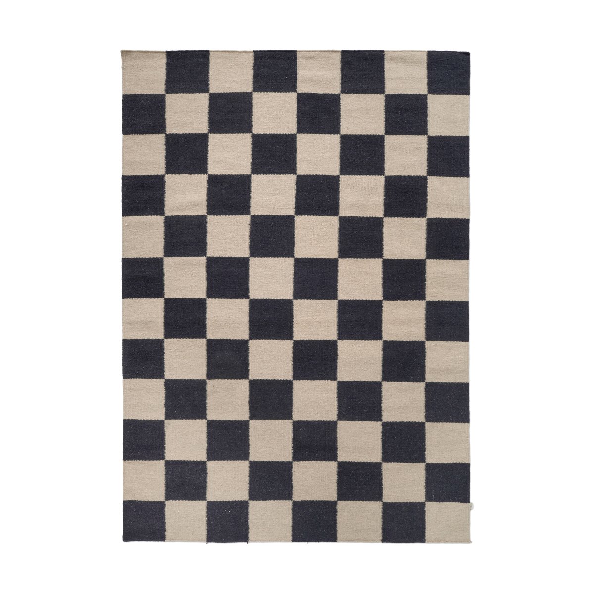Classic Collection Square tæppe Sort-beige 170×230 cm