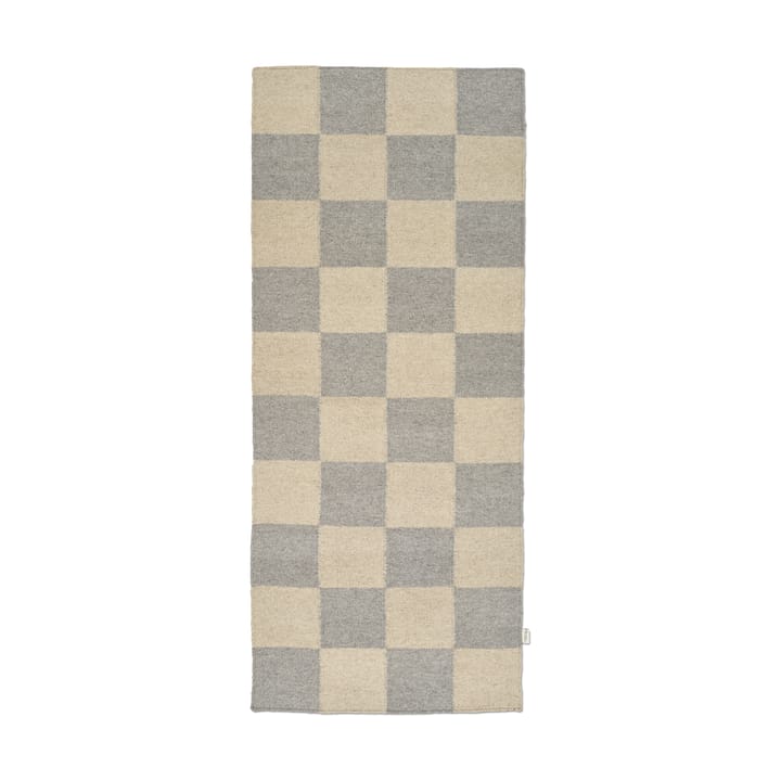 Squares løber - Grey-natural, 80x200 cm - Classic Collection