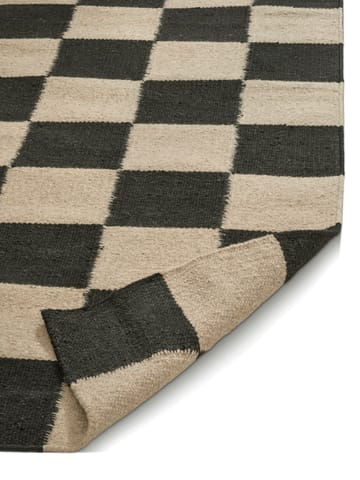 Squares tæppe - Black-natural, 300x400 cm - Classic Collection