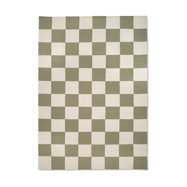 Squares tæppe - White-green, 300x400 cm - Classic Collection