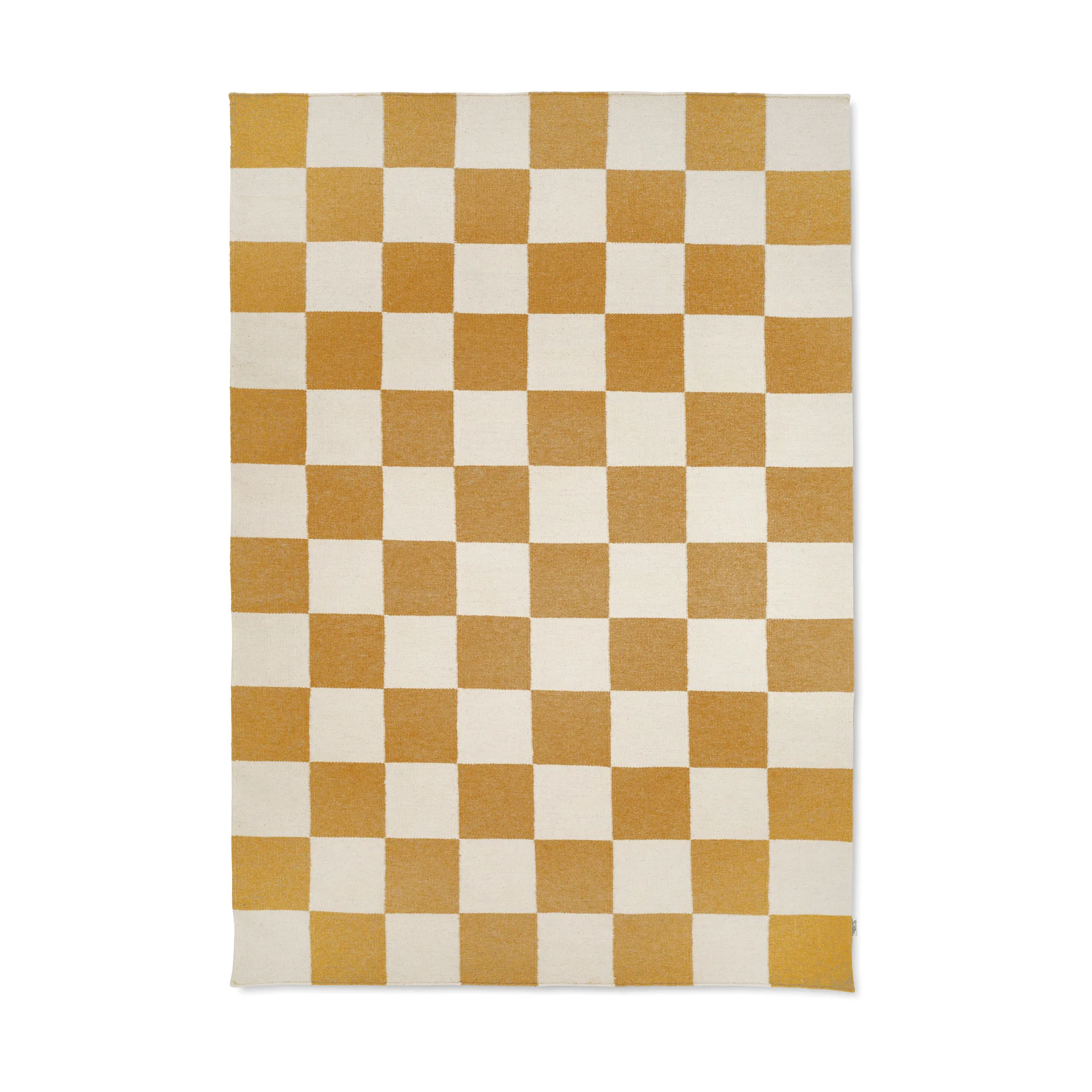 Squares tæppe, White-yellow, 250x350 cm Classic Collection