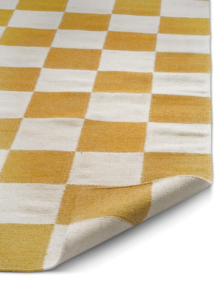 Squares tæppe, White-yellow, 300x400 cm Classic Collection