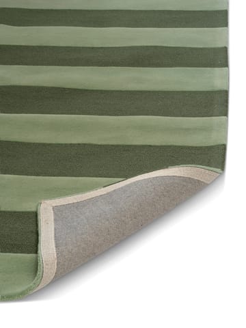 Stripe Boucle tæppe - Green, 170x230 cm - Classic Collection