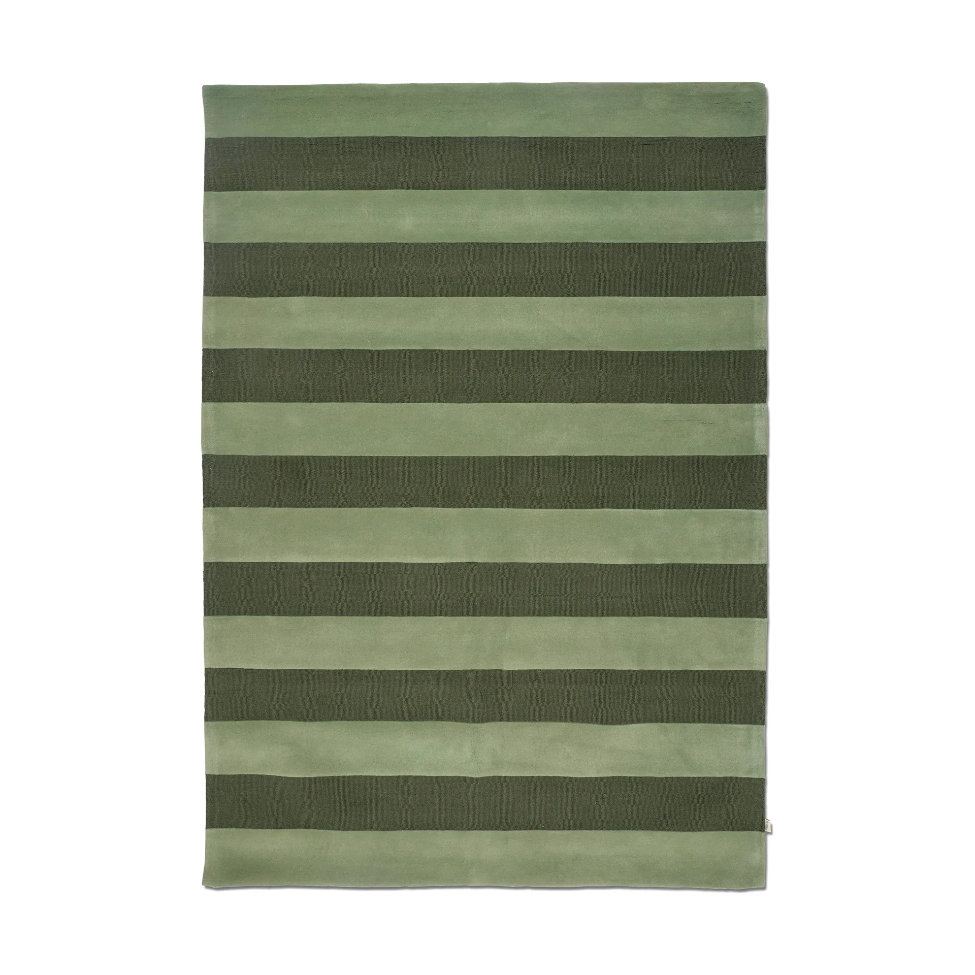 Stripe Boucle tæppe, Green, 250x350 cm Classic Collection