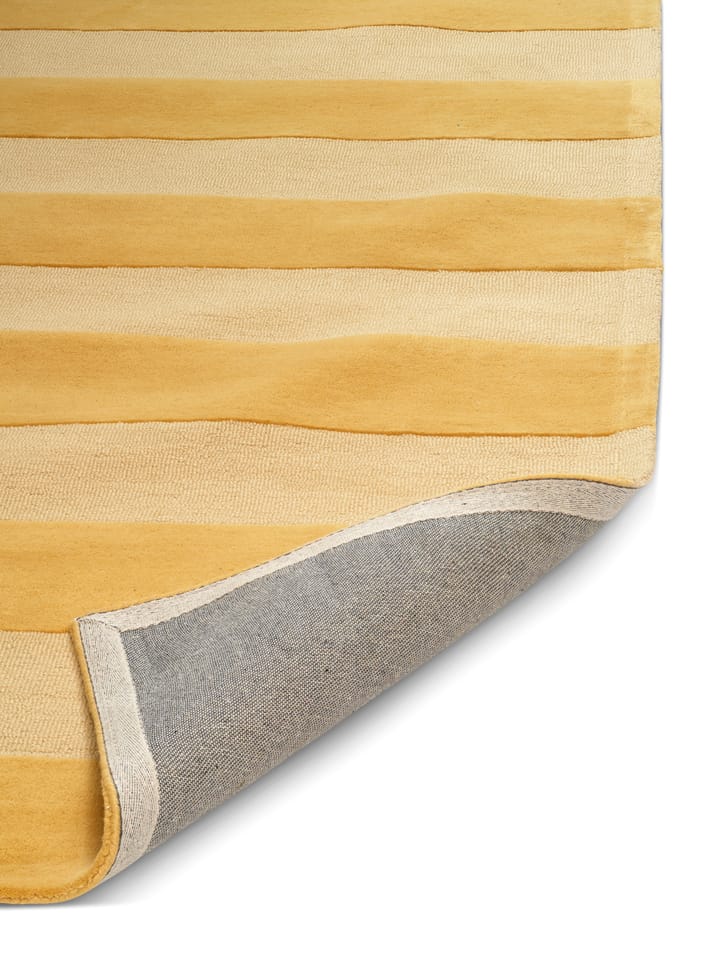 Stripe Boucle tæppe, Yellow, 170x230 cm Classic Collection