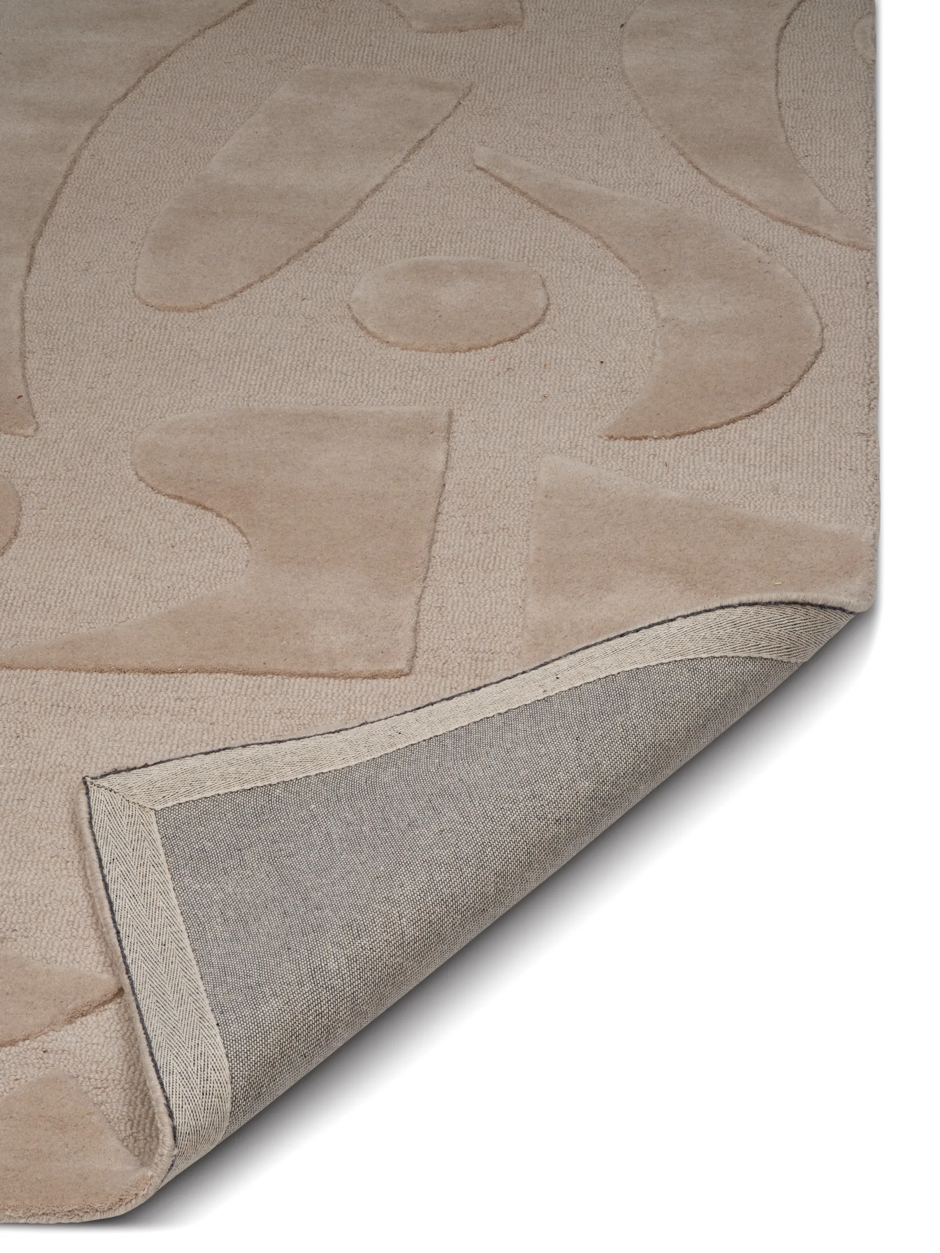 Vivid uldtæppe 250x350 cm, Beige Classic Collection