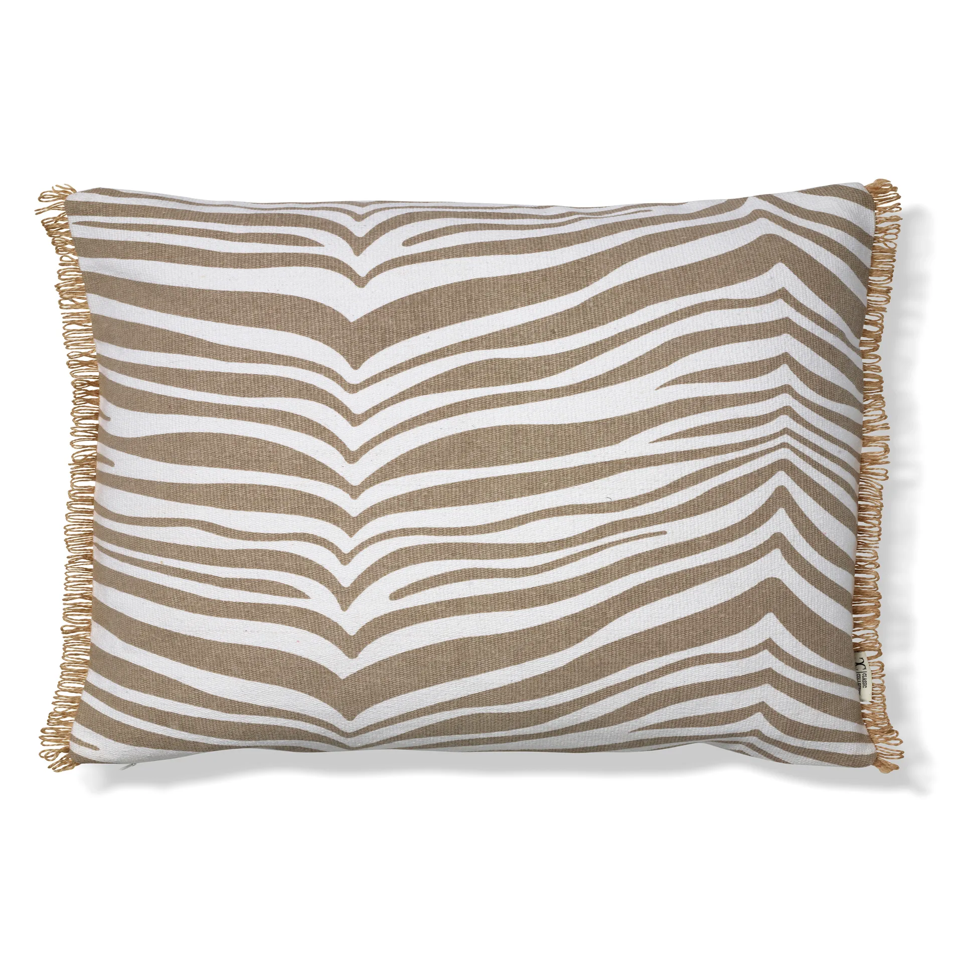 Zebra pude 40x60 cm, Simply taupe (beige) Classic Collection