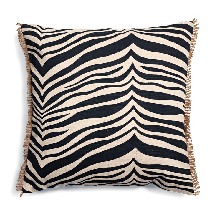 Zebra pude 50 x 50 cm, Sort Classic Collection