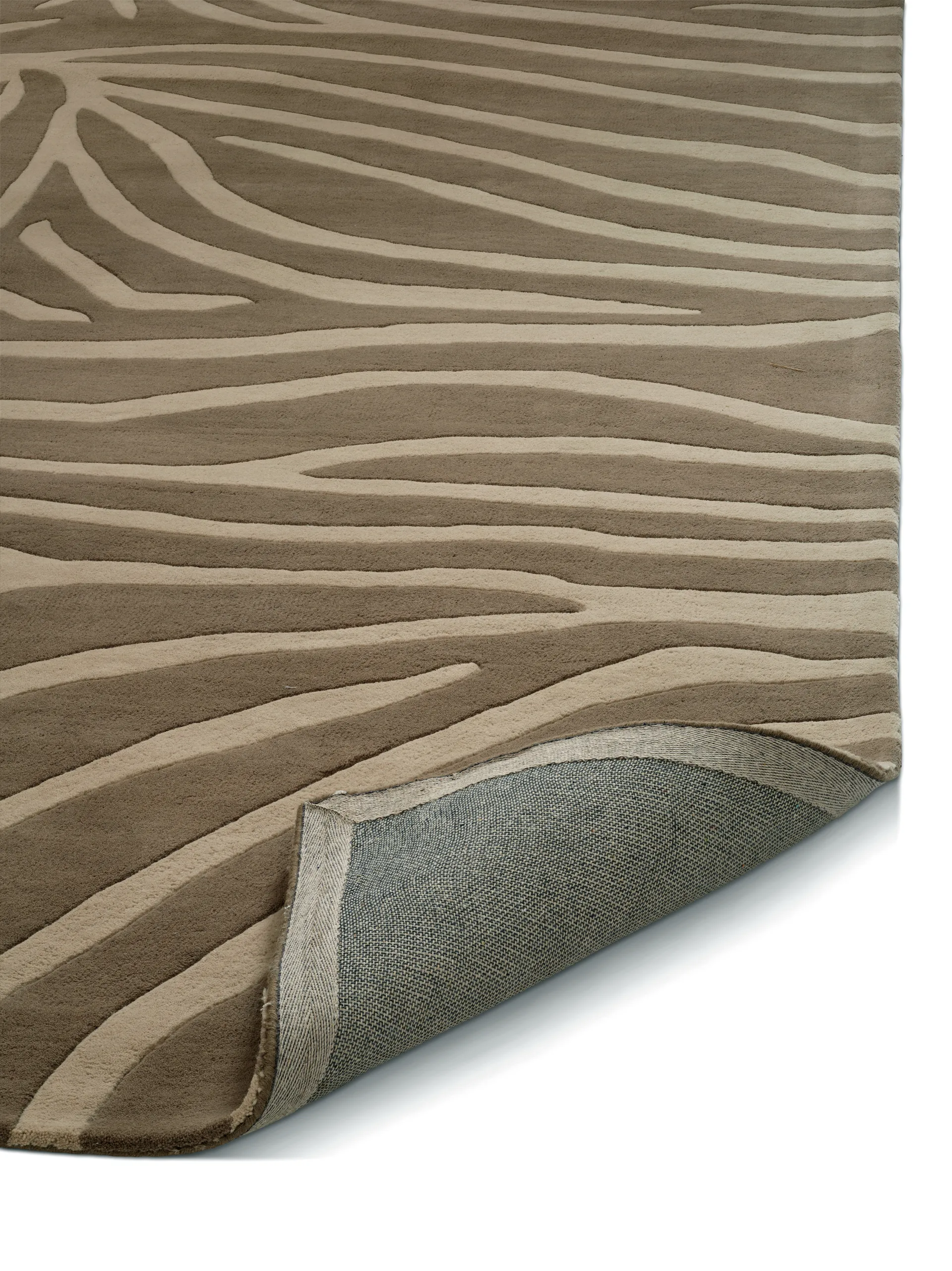 Zebra tæppe 170x230 cm, Brown Classic Collection