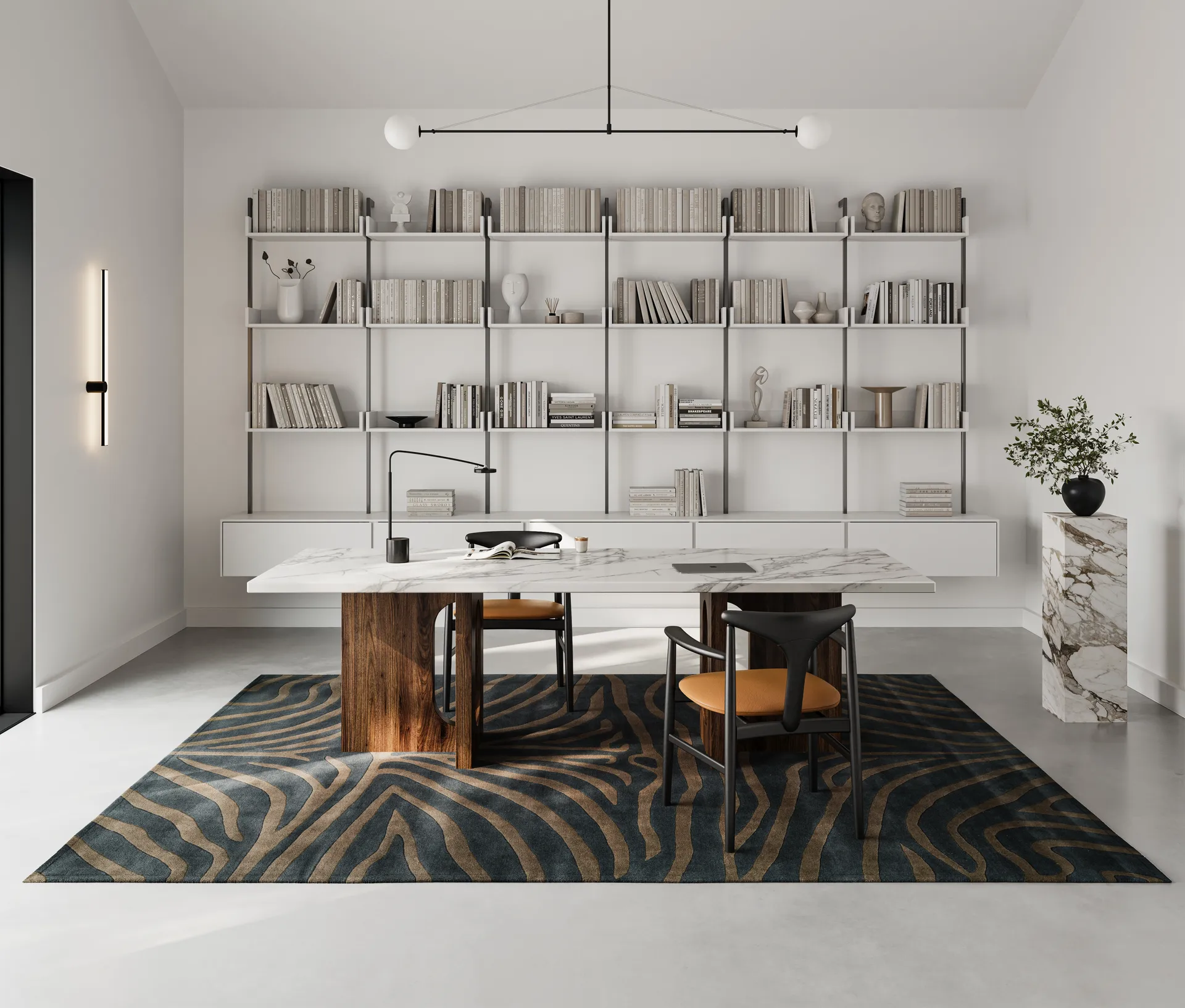 Zebra tæppe 170x230 cm, Horizon Classic Collection