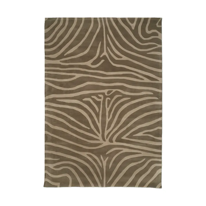 Zebra tæppe 250x350 cm - Brown, 250x350 cm - Classic Collection