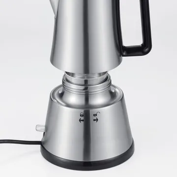 Cloer elektrisk espressobrygger - Silver, 6 kopper - Cloer