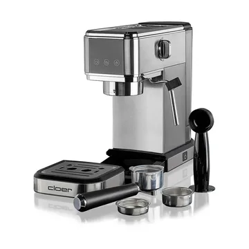 Cloer espressomaskine - Silver - Cloer