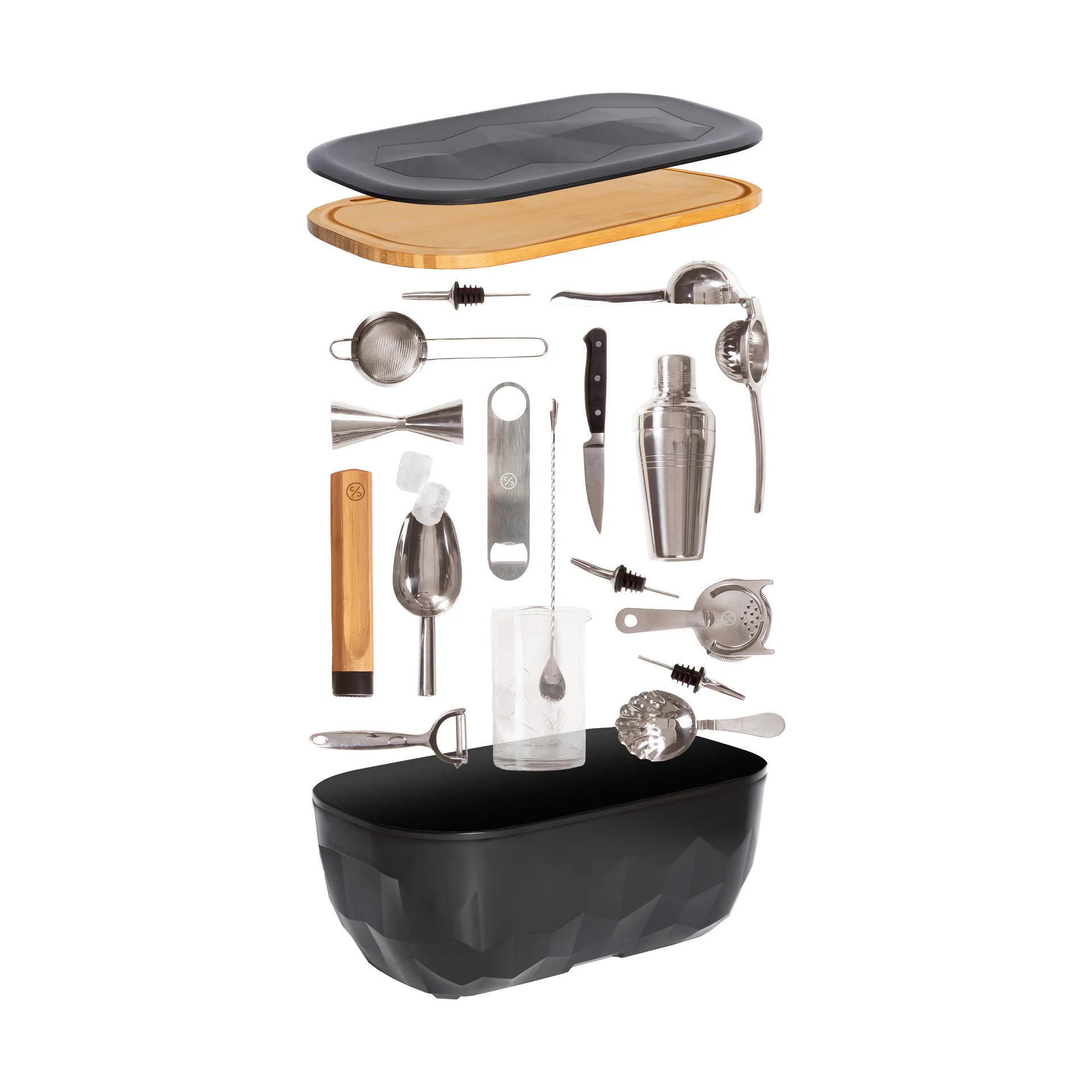 Cocktail Kit/Bar Kit, Rustfrit stål Cocktail Club