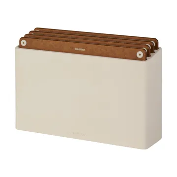 Combekk skærebræt 4-pak - Sand-brown - Combekk