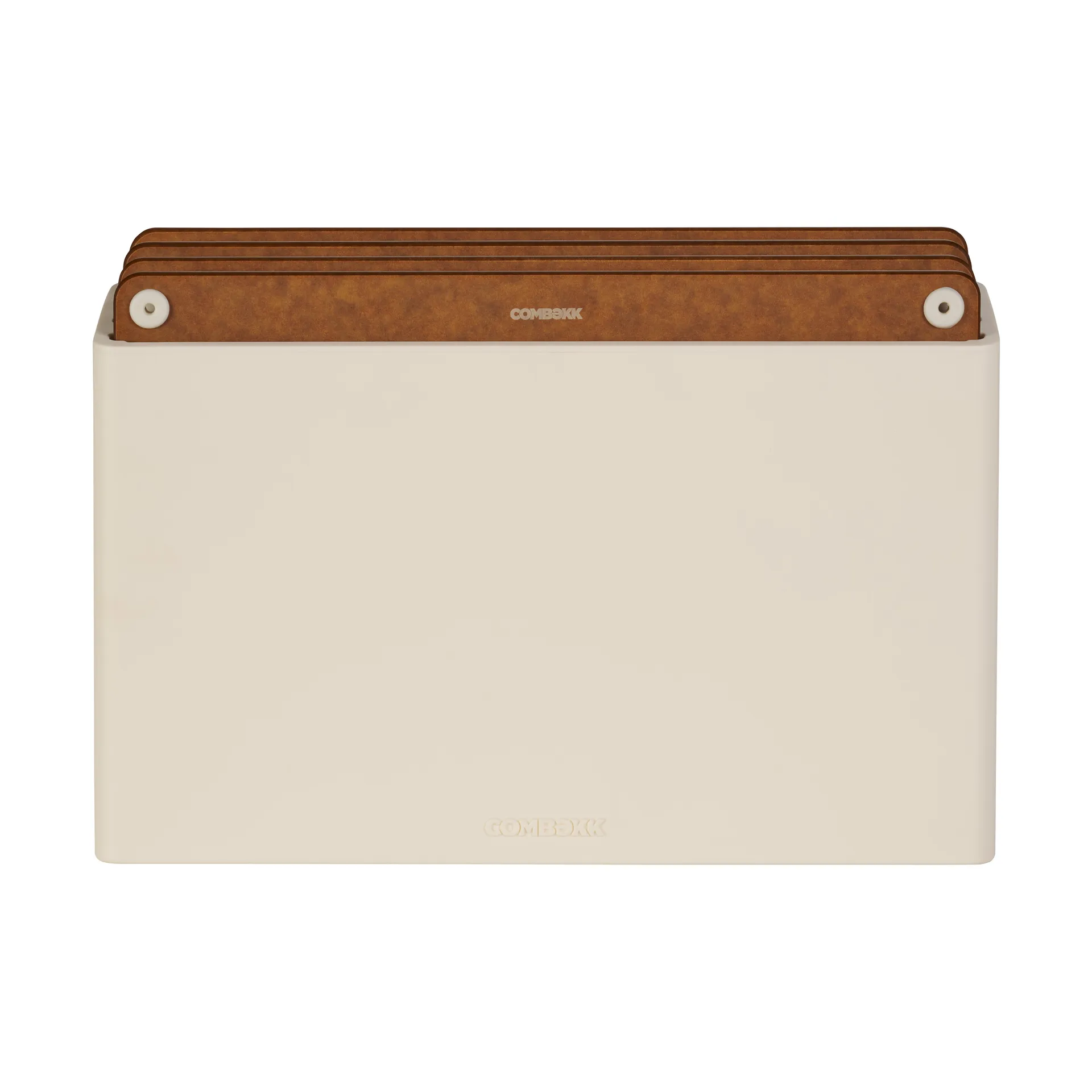 Combekk skærebræt 4-pak, Sand-brown Combekk