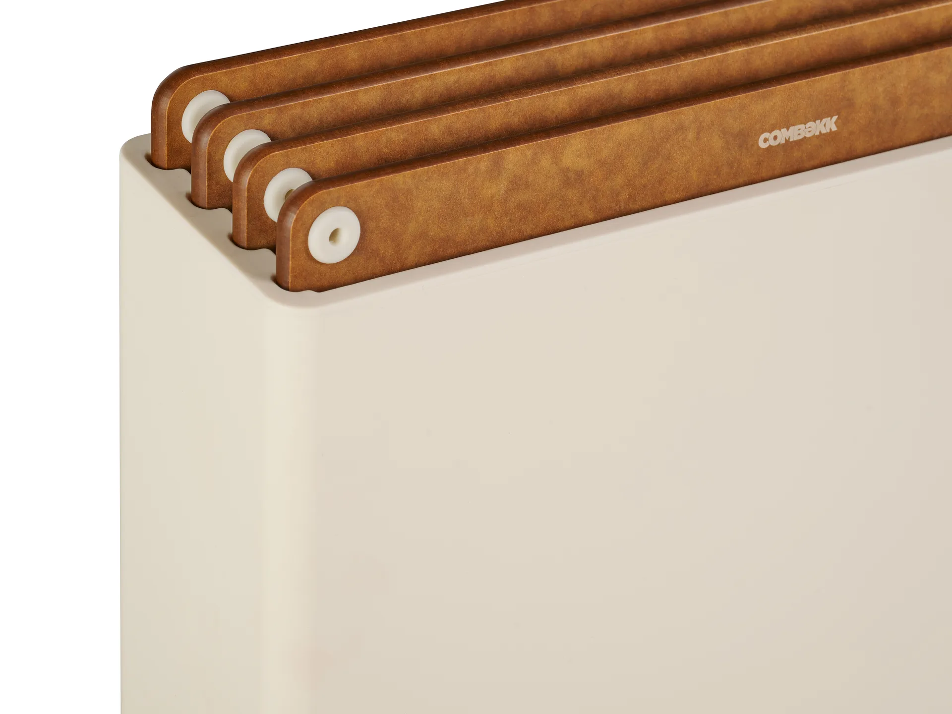 Combekk skærebræt 4-pak, Sand-brown Combekk