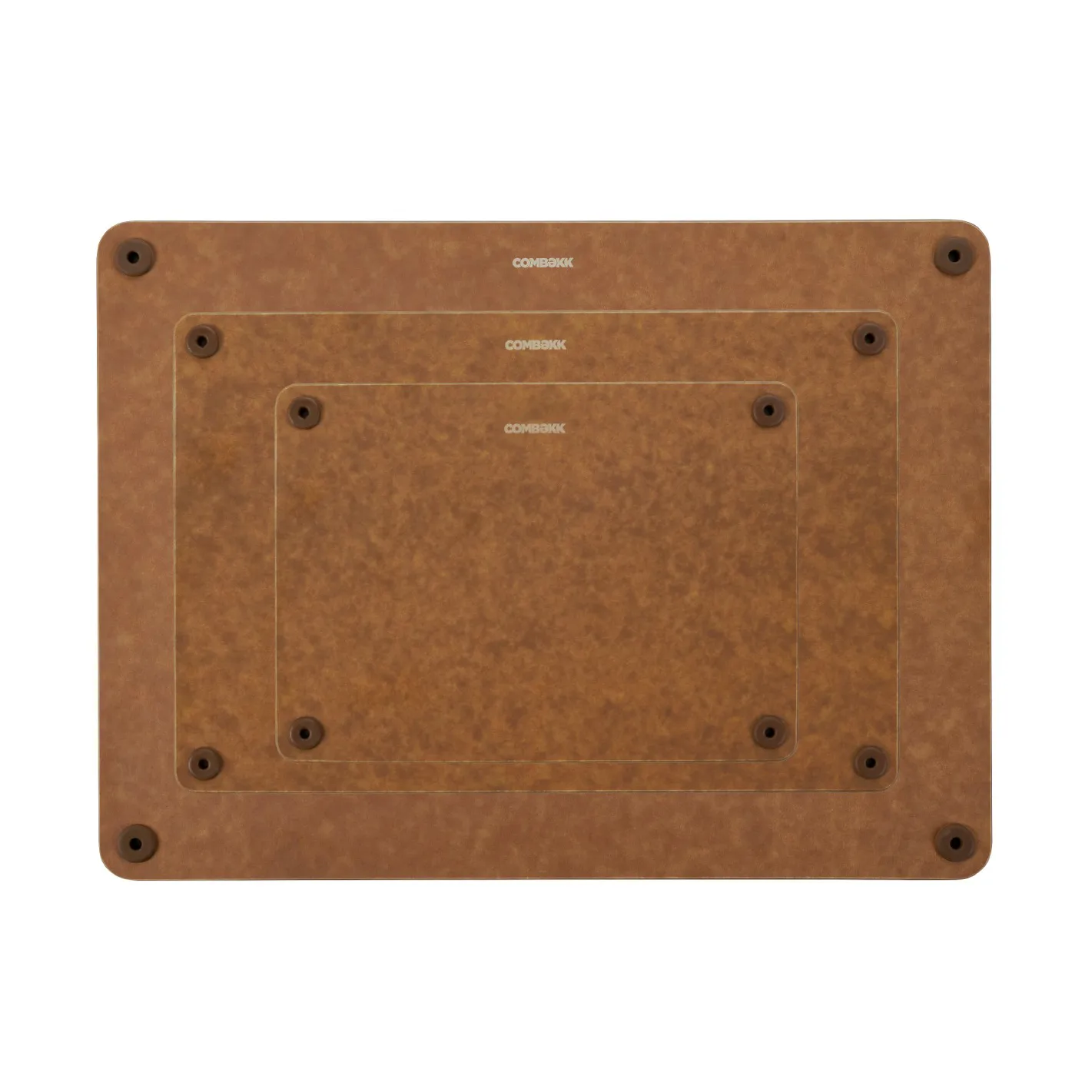 Combekk Combekk skærebræt træ 3-dele Brown