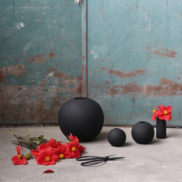 Ball vase black, 10 cm Cooee Design