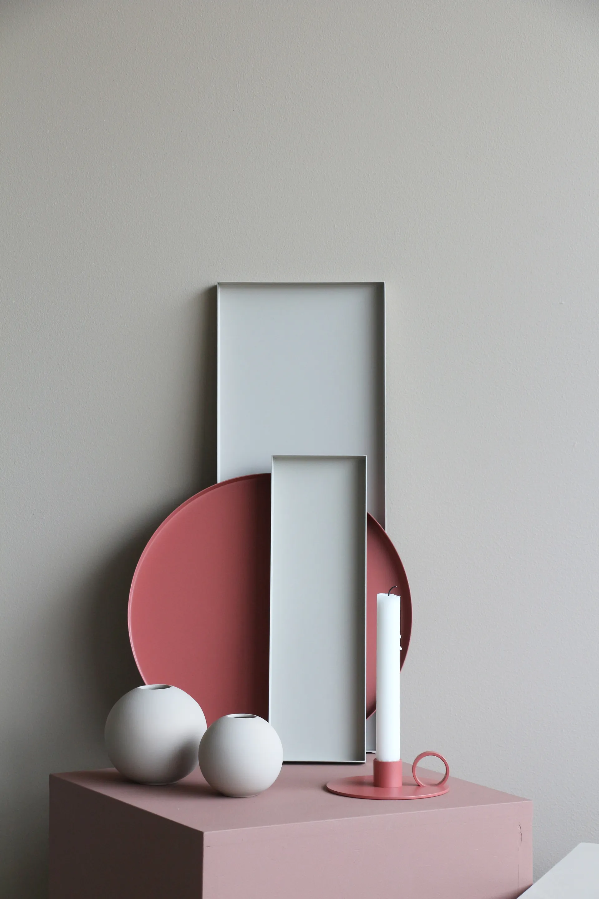 Ball vase sand, 8 cm Cooee Design