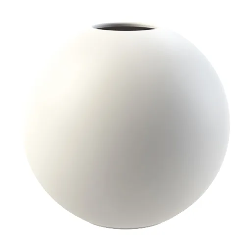 Ball vase white - 8 cm - Cooee Design