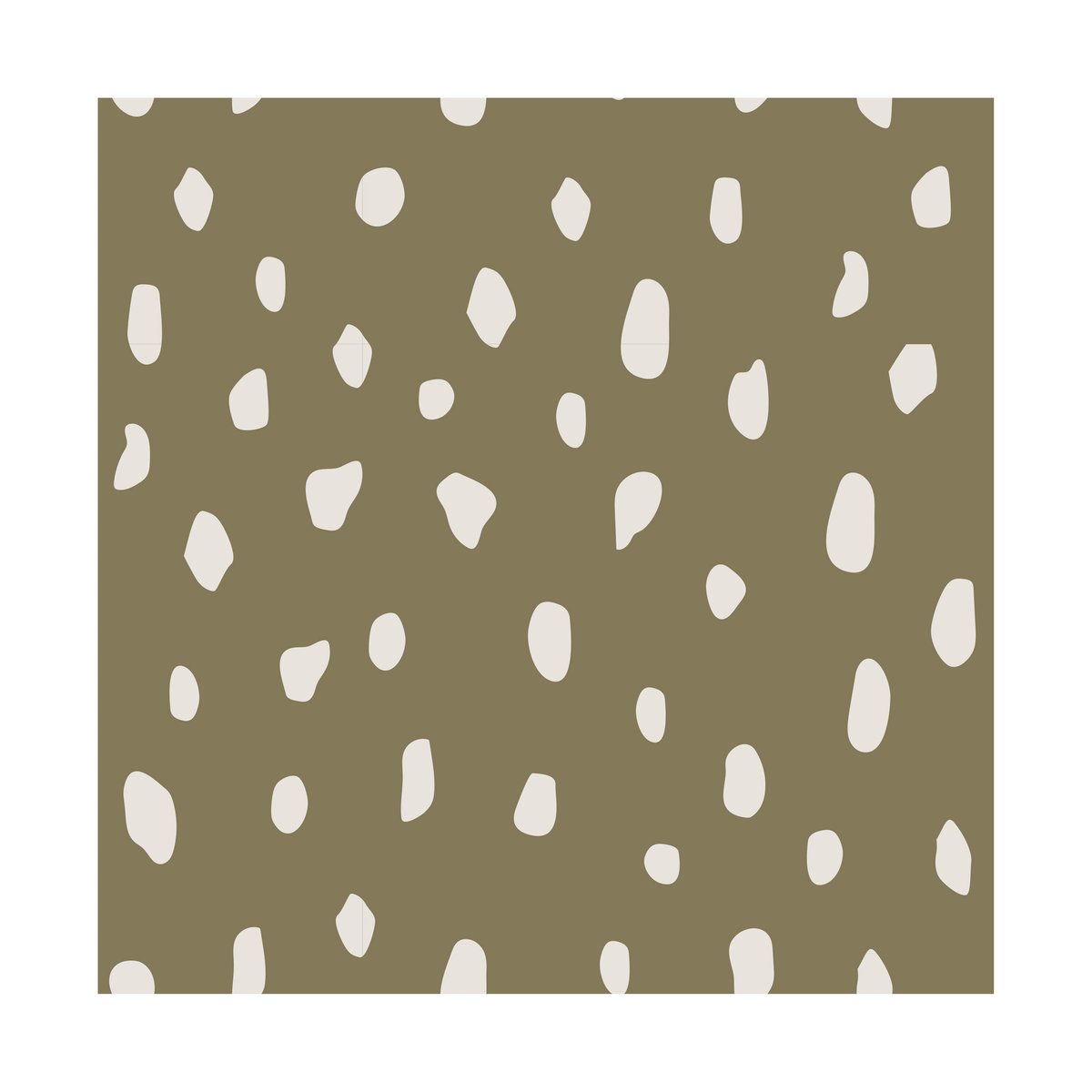 Cooee Design Dots servietter 33×33 cm 20-pak Olive