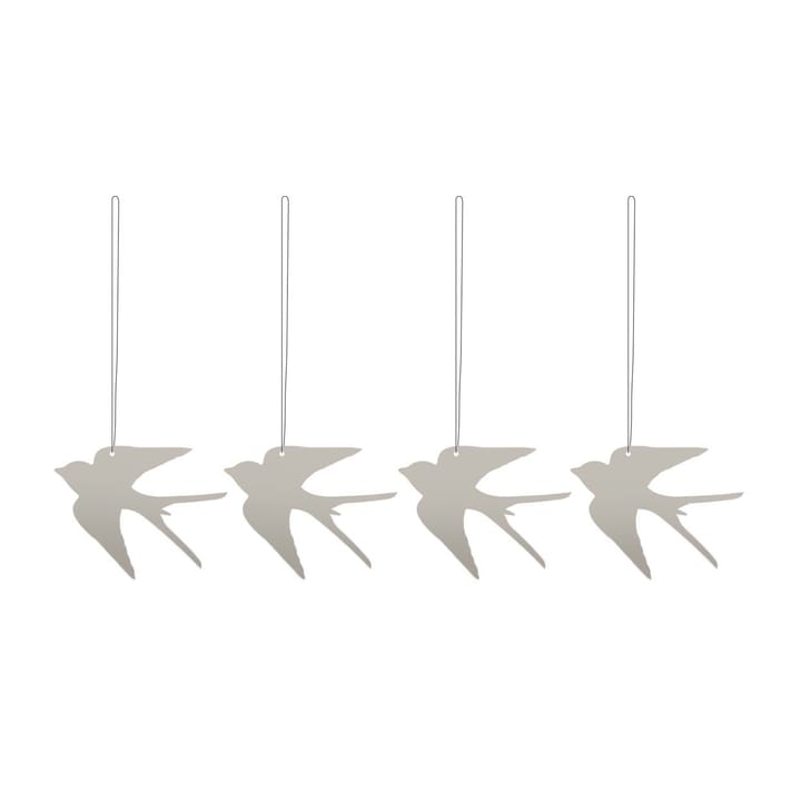 Easter Deco fugl påskeophæng 4-pak, Sand Cooee Design