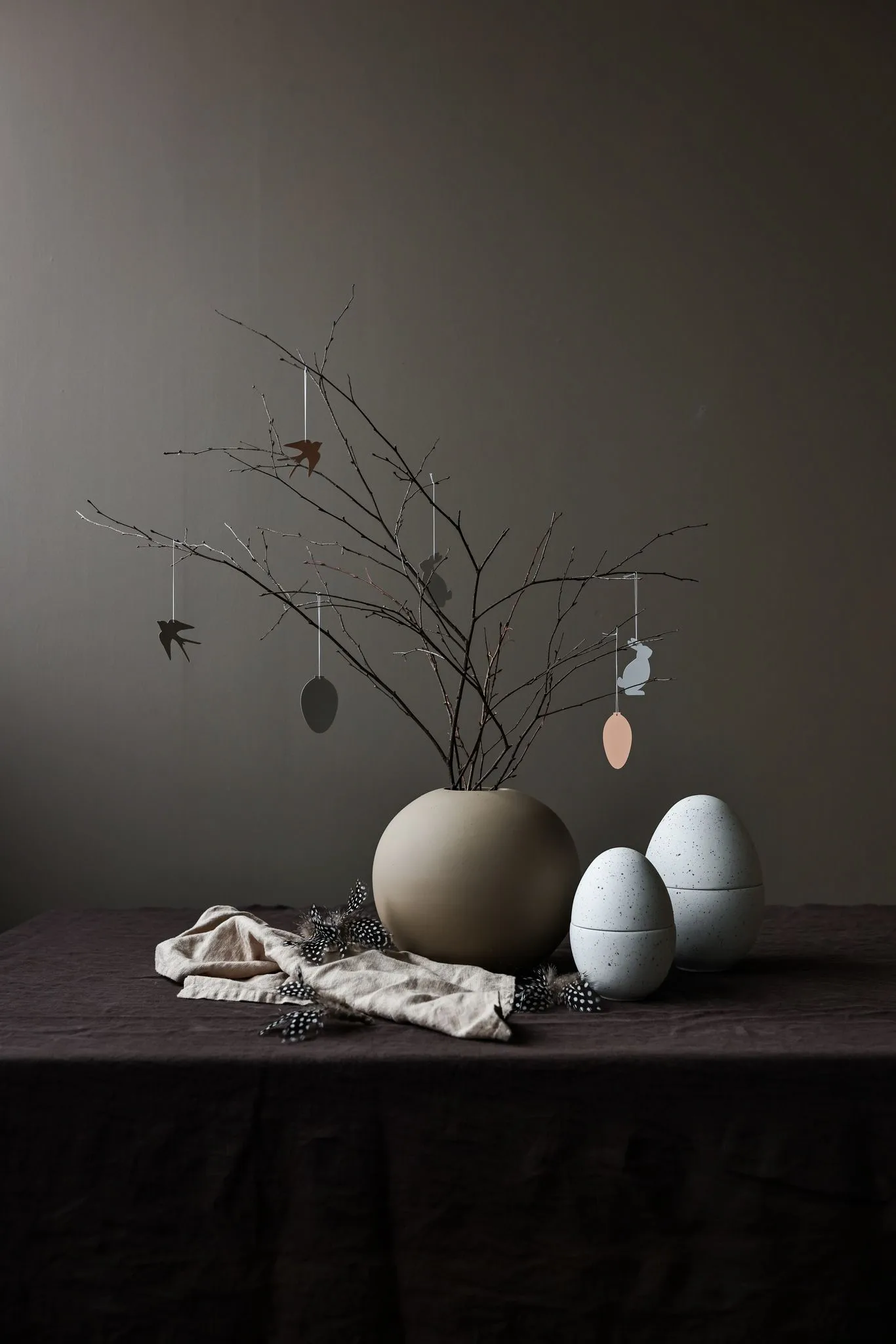 Easter Deco æg påskedekoration 4-pak, Sand Cooee Design