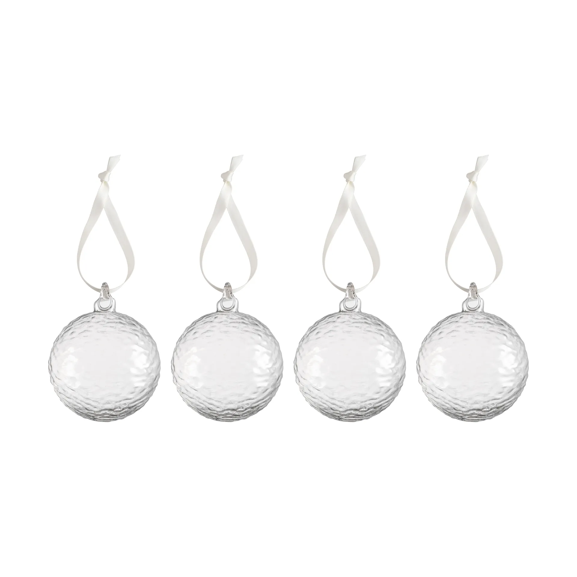Gry Marble julekugle Ø8 cm, Clear Cooee Design