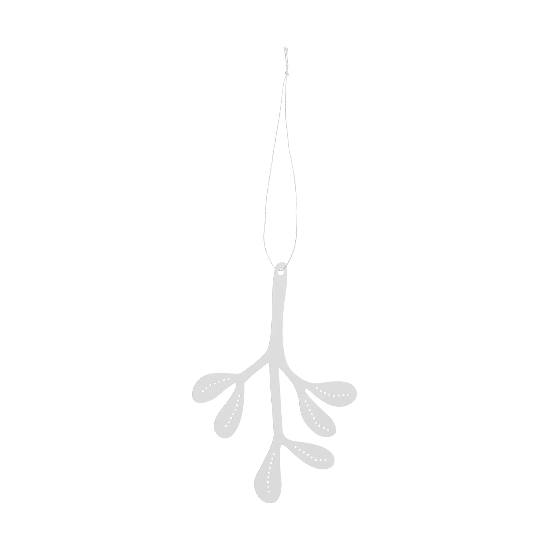 Mistletoe juleophæng 2-pak, Rustfrit stål, 12 cm Cooee Design