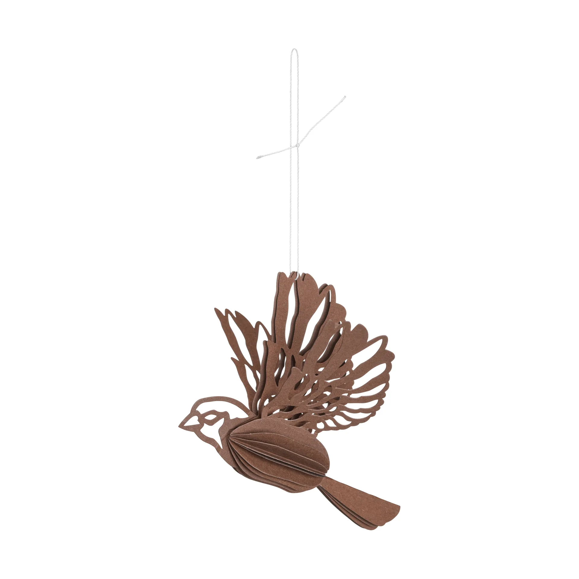 Paper bird dekorationsophæng 2 stk, Coffee Cooee Design