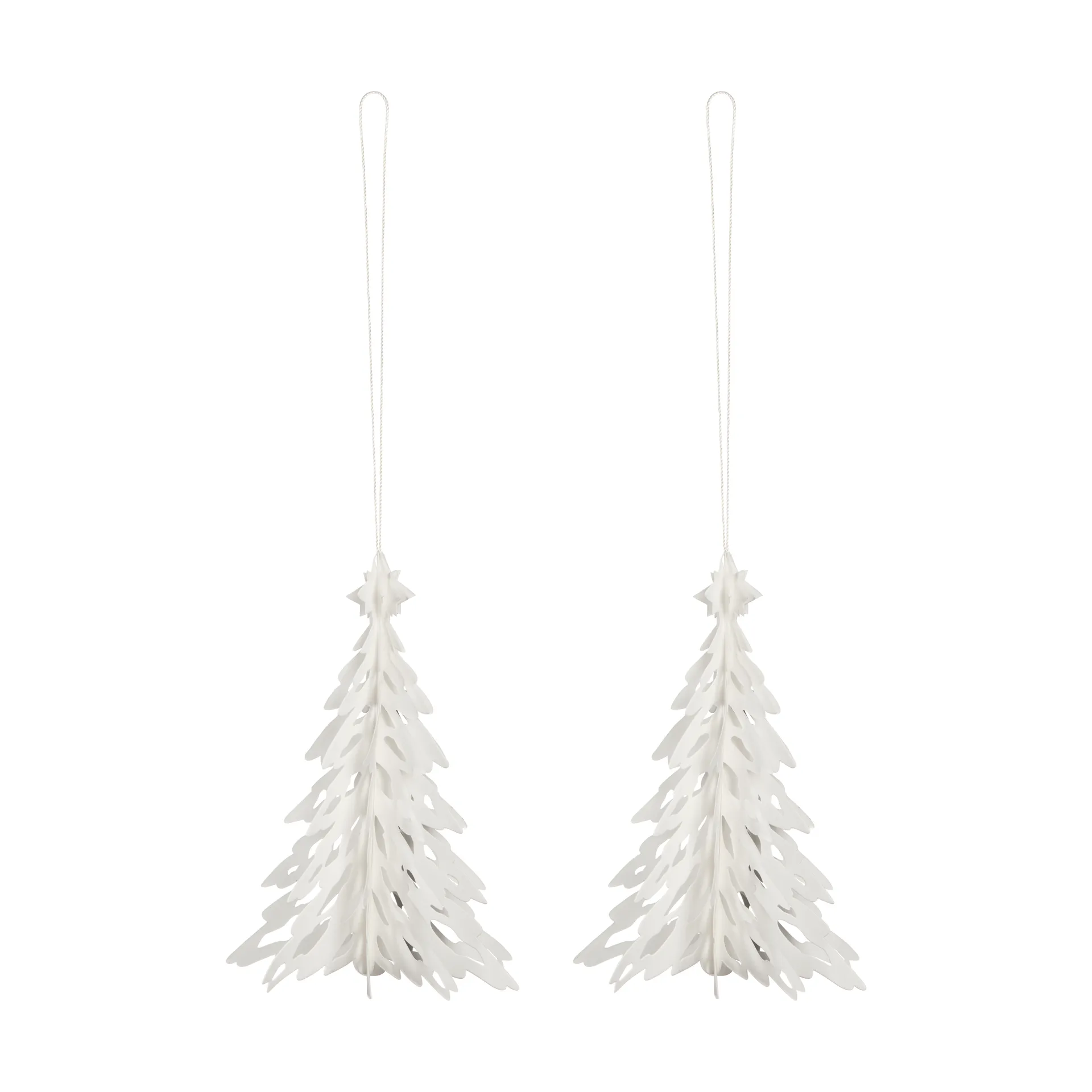 Paper Pinetree dekorationsophæng 2 stk, Natural Cooee Design