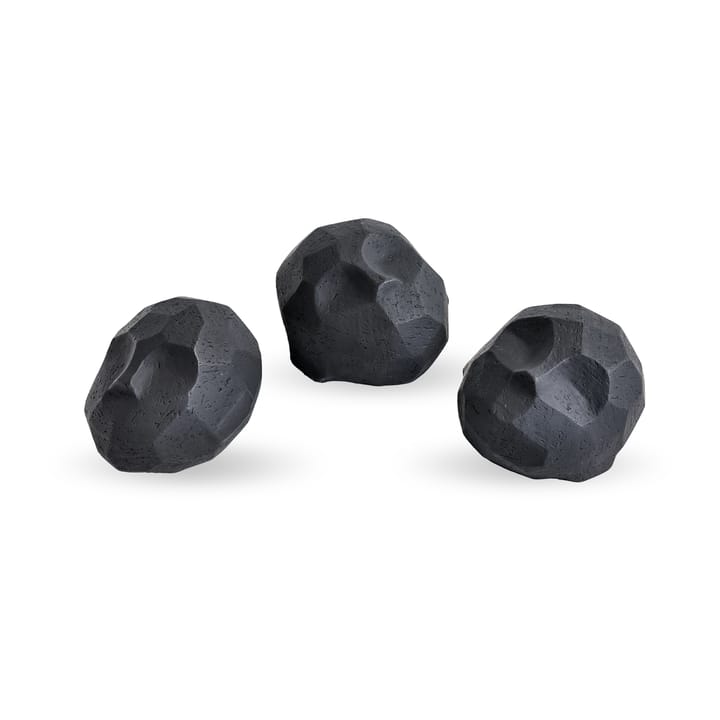 Pebble heads skulptur 3-pak - Coal - Cooee Design