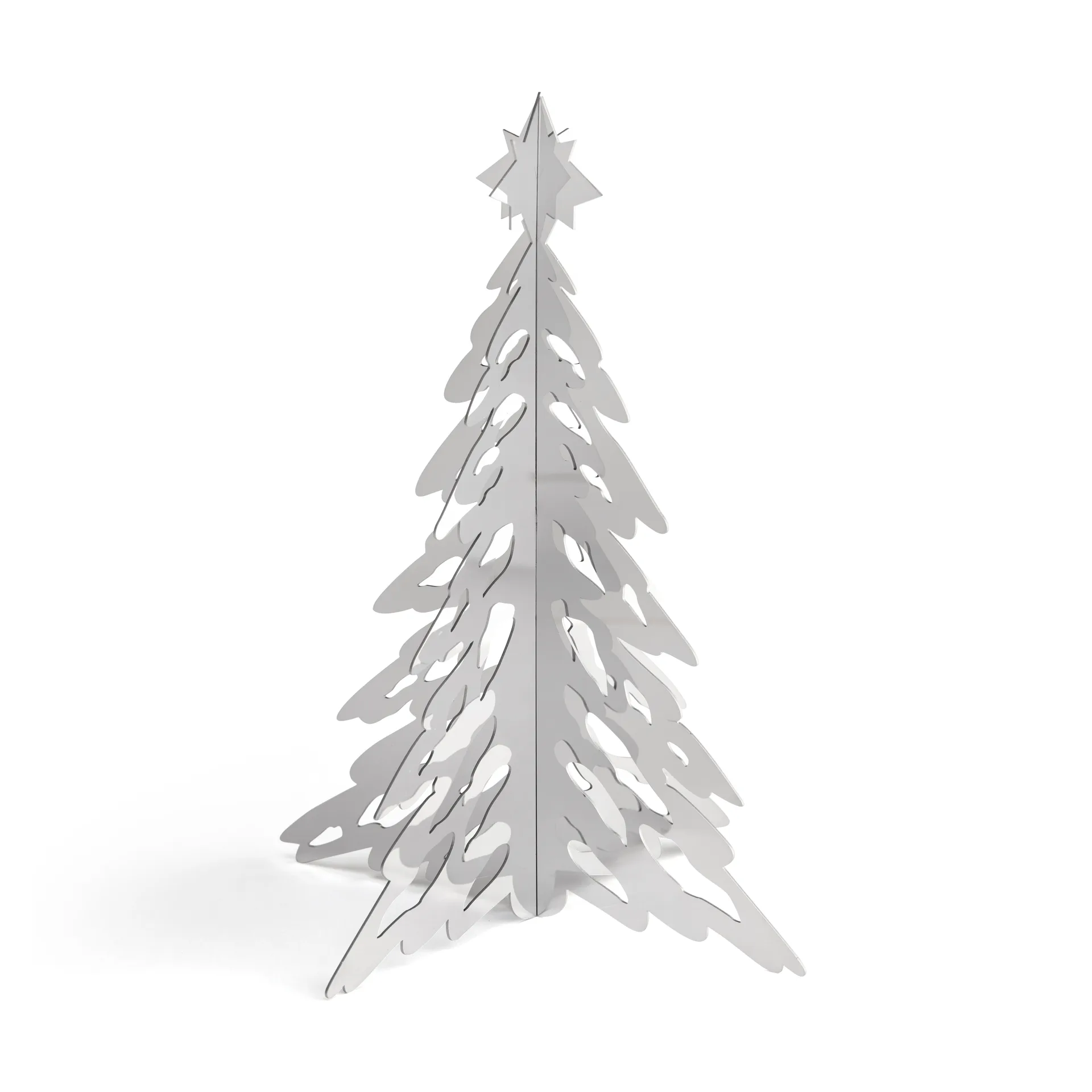 Pinetree dekorationstræ 20 cm, Stainless Steel Cooee Design