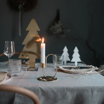 Swoop lysestage - Messing - Cooee Design