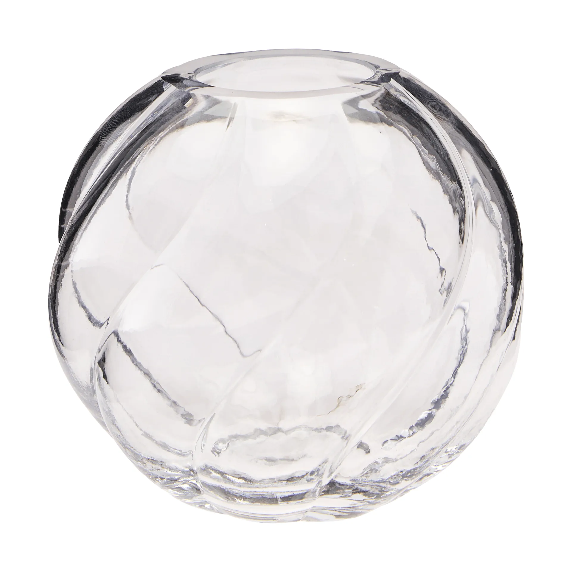 Twist ball vase 12 cm, Klar Cooee Design