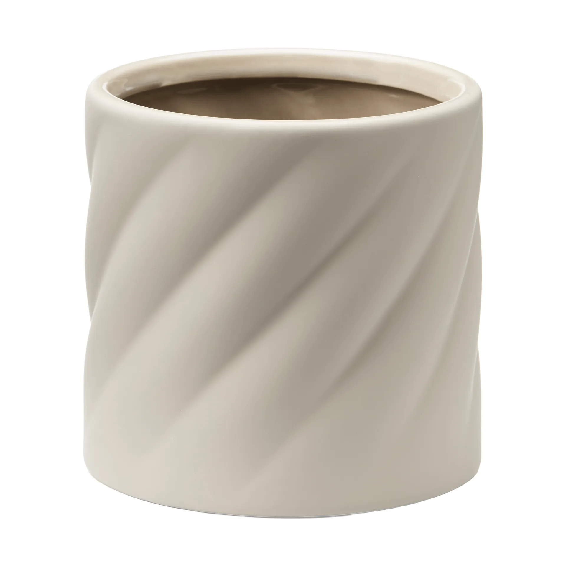 Twist blomsterkrukke, Sand, lille Ø12 cm Cooee Design