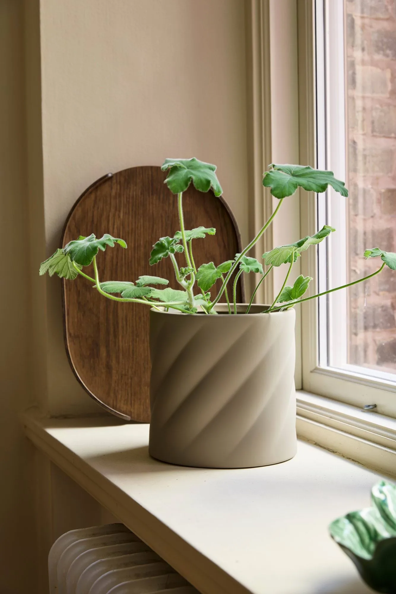 Twist blomsterkrukke, Sand, medium Ø19 cm Cooee Design