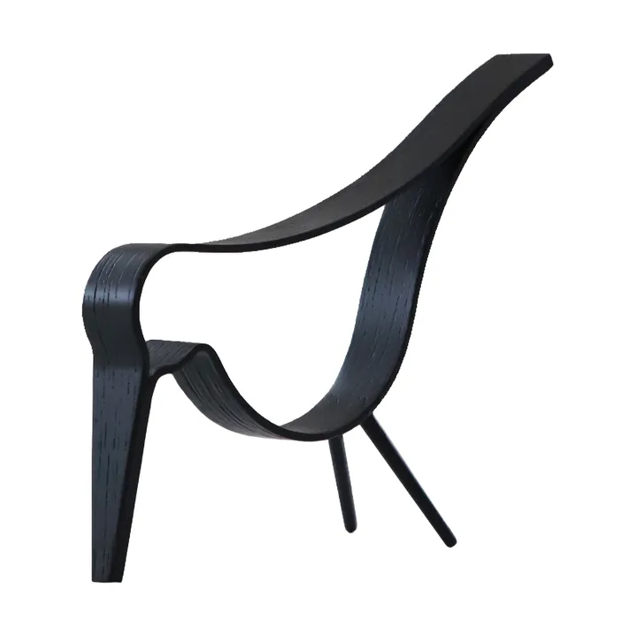 Woody Bird medium - Sortbejdset eg - Cooee Design