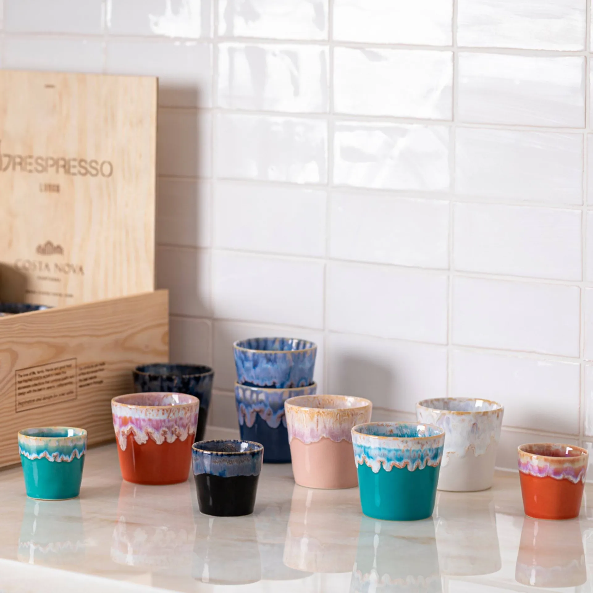 Grespresso krus, Pink, 7 cl Costa Nova