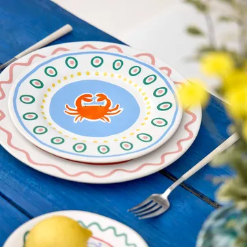 Summer Bliss desserttallerken - Crab, Ø22 cm - Costa Nova