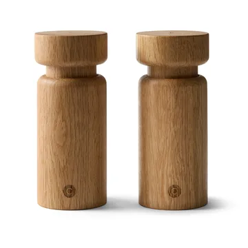 Helsinki salt- og peberkværnsæt - Oak, 2 dele - Crushgrind