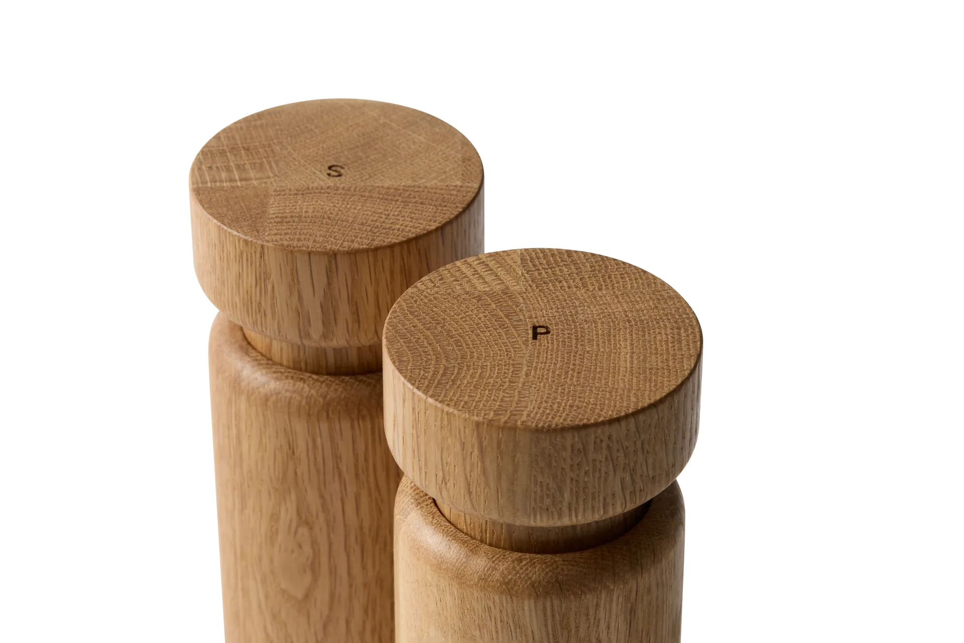 Helsinki salt- og peberkværnsæt, Oak, mini, 2 dele Crushgrind