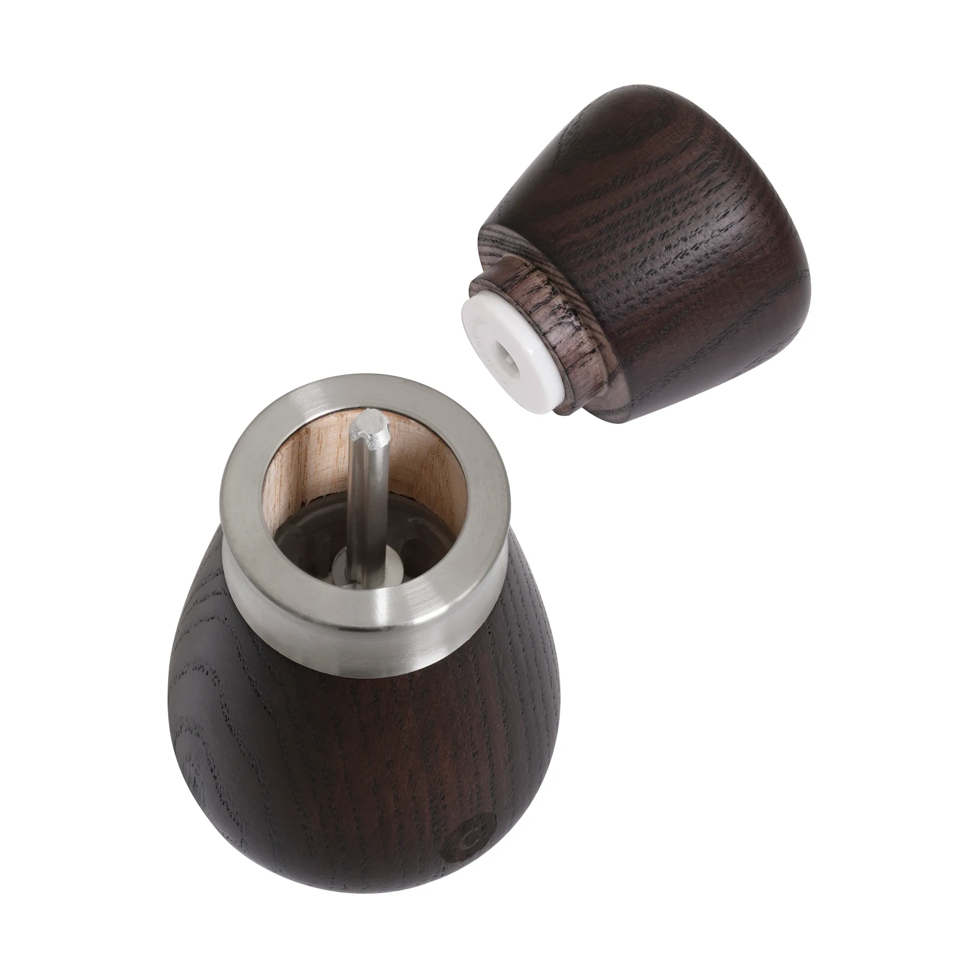Kyoto krydderikværn, Brown glaze, FSC ash, 10 cm Crushgrind