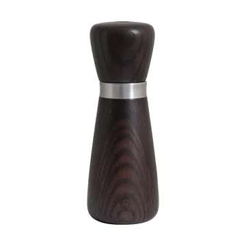 Kyoto krydderikværn - Brown glaze, FSC ash, 17 cm - Crushgrind