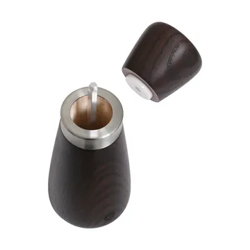 Kyoto krydderikværn - Brown glaze, FSC ash, 17 cm - Crushgrind