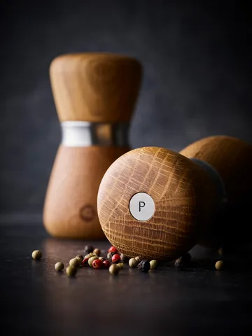 Kyoto krydderikværn - Natural, FSC oak, 10 cm - Crushgrind