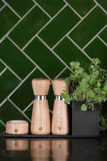 Kyoto krydderikværn - Natural, FSC oak, 17 cm - Crushgrind