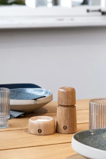 Stockholm krydderikværn - Natural, FSC oak, 11 cm - Crushgrind