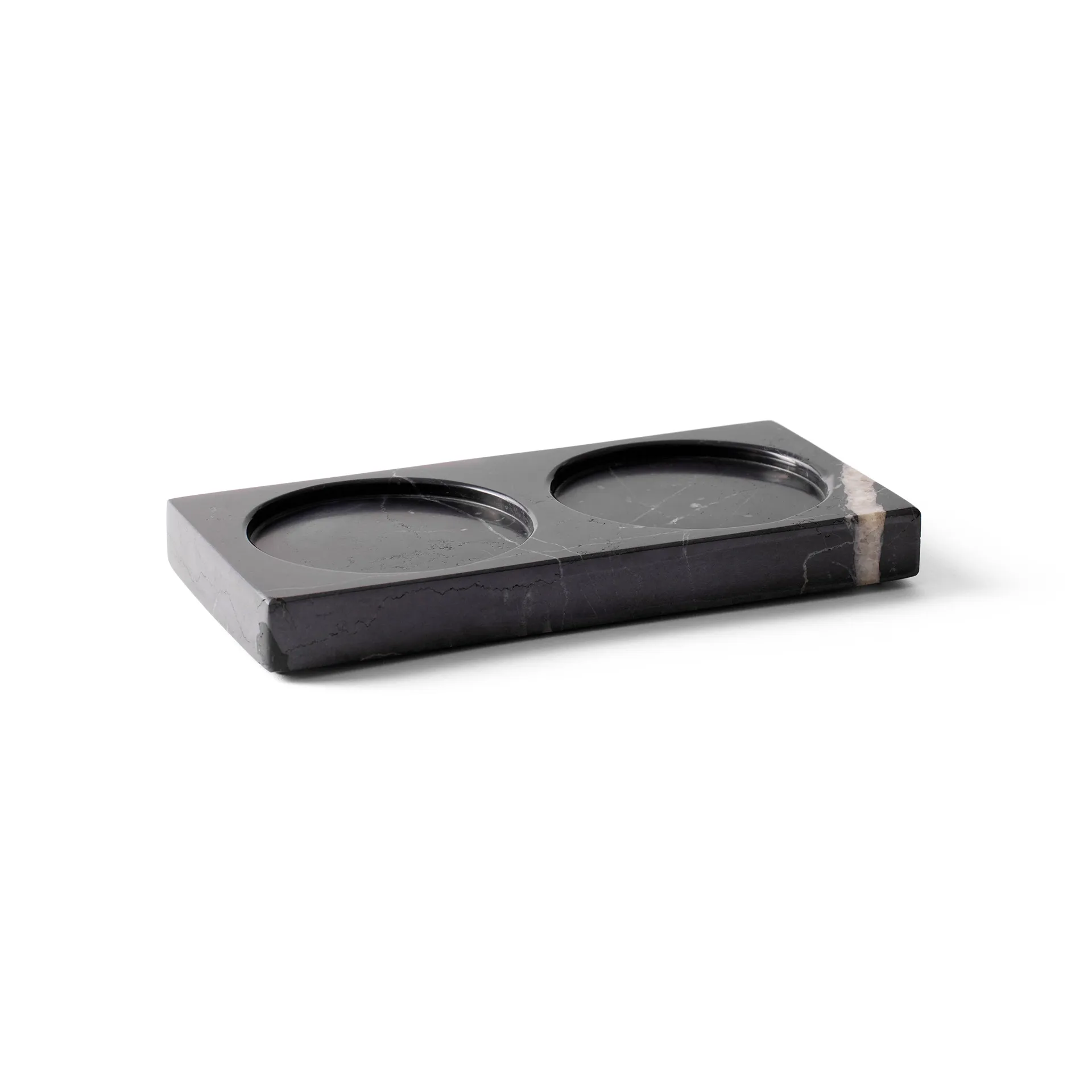 Tabletopper krydderikværnstativ, Black marble Crushgrind